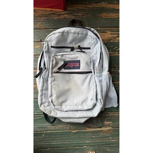 JanSport Big Student Backpack Light Blue JS0A47JK Multi Compartment Bag